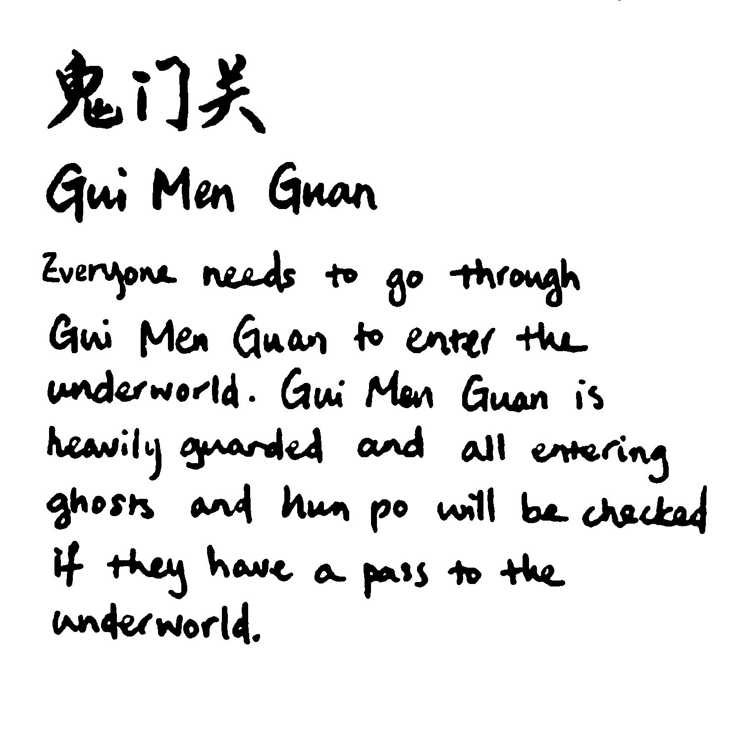 Gui Men Guan text